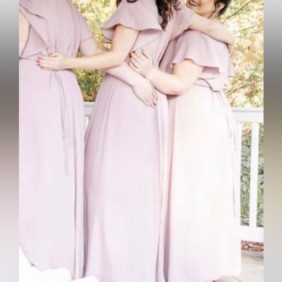 DB Georgette Flutter sleeve Wrap Maxi Dress - Picture 2 of 2